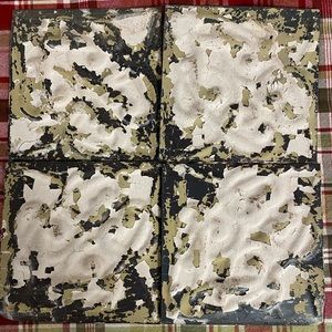 Metal tiles. Super chippy.